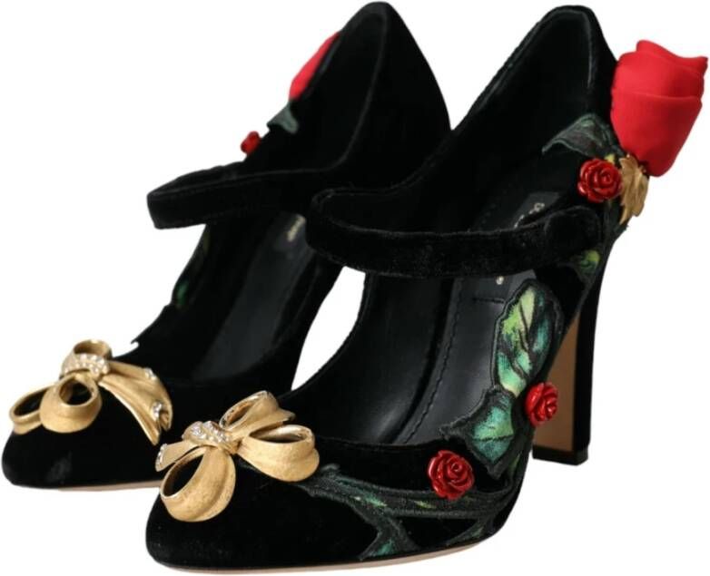 Dolce & Gabbana Kristal Roos Mary Jane Pumps Multicolor Dames