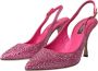 Dolce & Gabbana Roze Kristal Slingback Hakken Sandalen Pink Dames - Thumbnail 11