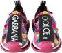 Dolce & Gabbana Kristal Sorrento Sneakers Pink Dames - Thumbnail 2