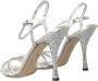 Dolce & Gabbana Kristal Hak Sandalen Zilver Versierd Gray Dames - Thumbnail 4