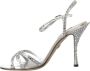 Dolce & Gabbana Kristal Hak Sandalen Zilver Versierd Gray Dames - Thumbnail 5