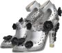 Dolce & Gabbana Kristallen Assepoester Hakken met Leren Zool Gray Dames - Thumbnail 4