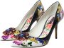 Dolce & Gabbana Kristallen Bloemen Leren Hakken Pumps Multicolor Dames - Thumbnail 3