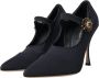 Dolce & Gabbana Kristallen Mary Jane Pumps met Versieringen Black Dames - Thumbnail 3