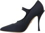 Dolce & Gabbana Kristallen Mary Jane Pumps met Versieringen Black Dames - Thumbnail 5