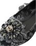 Dolce & Gabbana Paarse Taormina Kant Kristal Platte Schoenen Purple Dames - Thumbnail 14