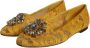 Dolce & Gabbana Kristalversierde balletflats mosterd Yellow Dames - Thumbnail 3