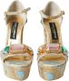 Dolce & Gabbana Kristalversierde Bloemsandalen Multicolor Dames - Thumbnail 2