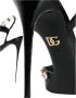 Dolce & Gabbana Kristalversierde enkelband sandalen Black Dames - Thumbnail 6