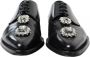 Dolce & Gabbana Kristalversierde Formele Leren Schoenen Black Dames - Thumbnail 6