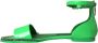 Dolce & Gabbana Neon Groene Kristal Enkelband Sandalen Green Dames - Thumbnail 13