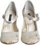 Dolce & Gabbana Kristalversierde hak sandalen White Dames - Thumbnail 2