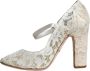 Dolce & Gabbana Kristalversierde hak sandalen White Dames - Thumbnail 6