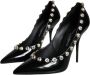 Dolce & Gabbana Kristalversierde hoge hakken pumps Black Dames - Thumbnail 3