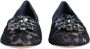 Dolce & Gabbana Kristalversierde Kant Flats Blue Dames - Thumbnail 2