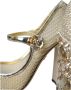 Dolce & Gabbana Kristalversierde Mary Jane Pumps Beige Dames - Thumbnail 5