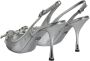 Dolce & Gabbana Kristalversierde Mesh Slingback Pumps Gray Dames - Thumbnail 4