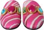 Dolce & Gabbana Kristalversierde Platte Sandalen Roze Wit Pink Dames - Thumbnail 2