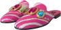 Dolce & Gabbana Kristalversierde Platte Sandalen Roze Wit Pink Dames - Thumbnail 3