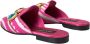 Dolce & Gabbana Kristalversierde Platte Sandalen Roze Wit Pink Dames - Thumbnail 4