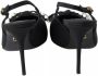 Dolce & Gabbana Kristalversierde Slingback Hakken Black Dames - Thumbnail 4