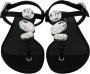 Dolce & Gabbana Kristalversierde zijden sandalen Black Dames - Thumbnail 6