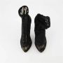 Dolce & Gabbana Black Stretch Socks Taormina Lace Boots Shoes Zwart Dames - Thumbnail 7