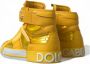 Dolce & Gabbana Hoge Leren Sneakers met Color-Block Design Yellow Dames - Thumbnail 7