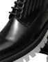 Dolce & Gabbana Elegante Zwart en Wit Leren Derby Schoenen Black Heren - Thumbnail 20