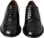 Dolce & Gabbana Herenleren Derby Oxford Wingtip Schoenen Black - Thumbnail 10