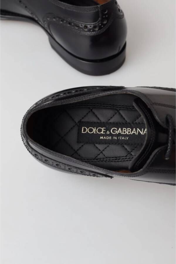 Dolce & Gabbana Laced Shoes Black Heren