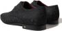 Dolce & Gabbana Zwarte Caiman Leren Heren Derby Schoenen Black Heren - Thumbnail 5