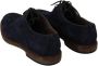 Dolce & Gabbana Blauwe Leren Marsala Derby Schoenen Blue Heren - Thumbnail 10