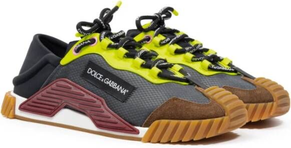 Dolce & Gabbana Lage NS1 Technische Stof Sneaker Multicolor Heren