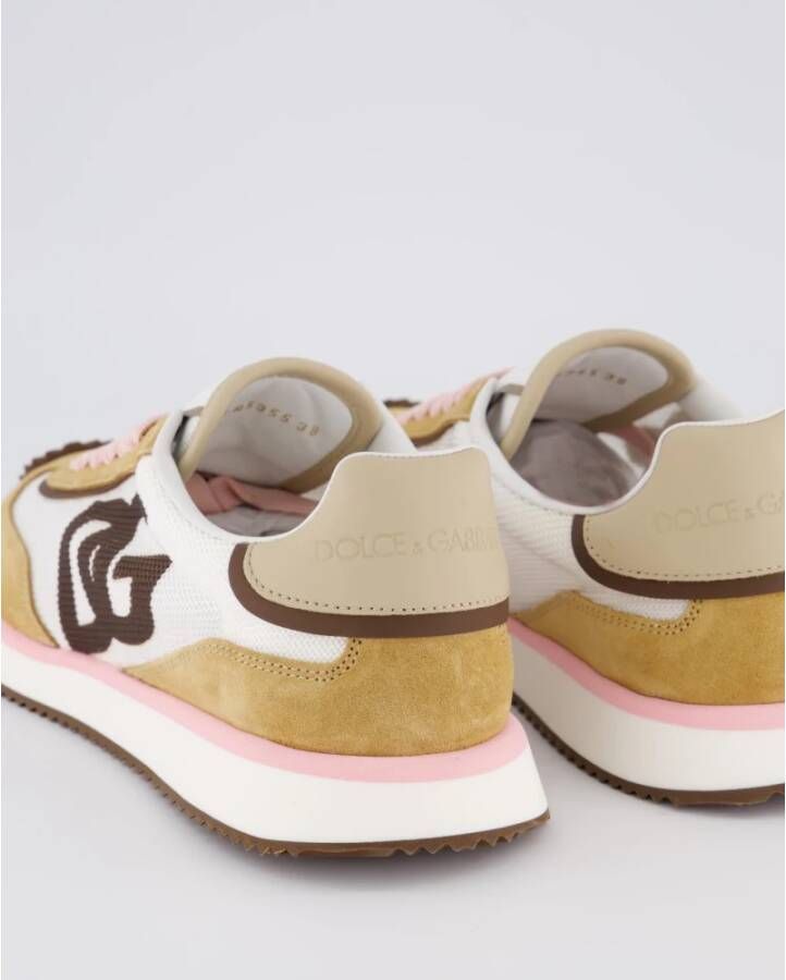 Dolce & Gabbana Lage Sneakers Beige Dames