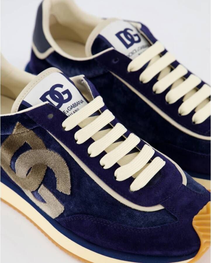 Dolce & Gabbana Lage Sneakers voor Heren Blue Heren