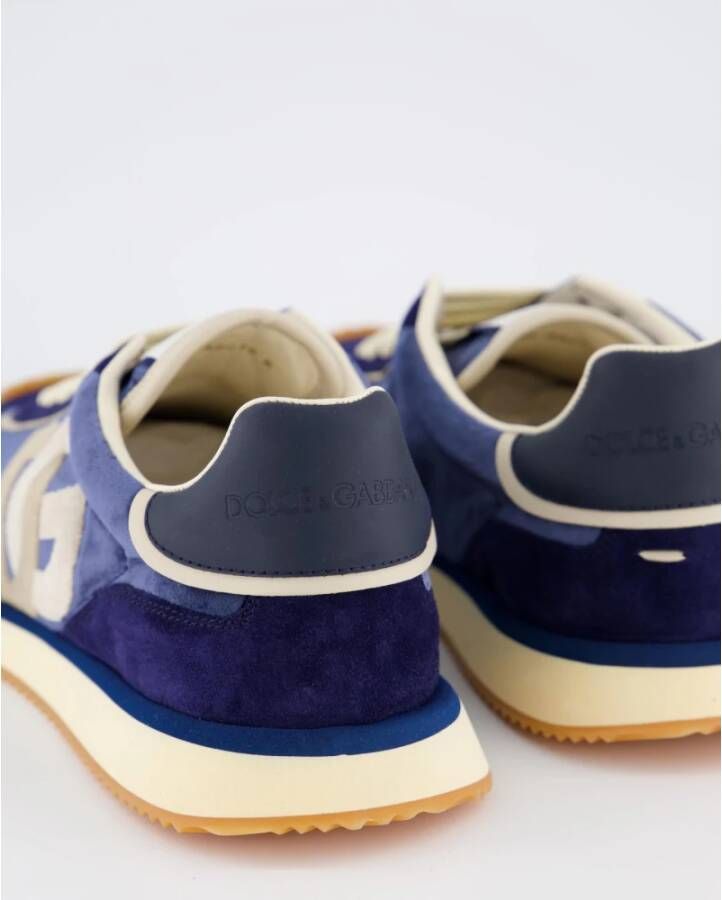 Dolce & Gabbana Lage Sneakers voor Heren Blue Heren