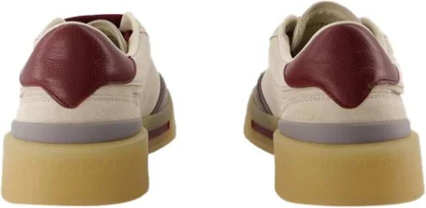 Dolce & Gabbana Leather sneakers Beige Dames