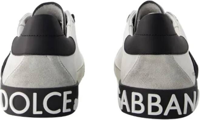 Dolce & Gabbana Leather sneakers White Dames