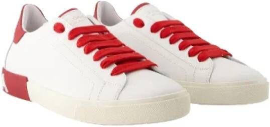 Dolce & Gabbana Leather sneakers White Dames