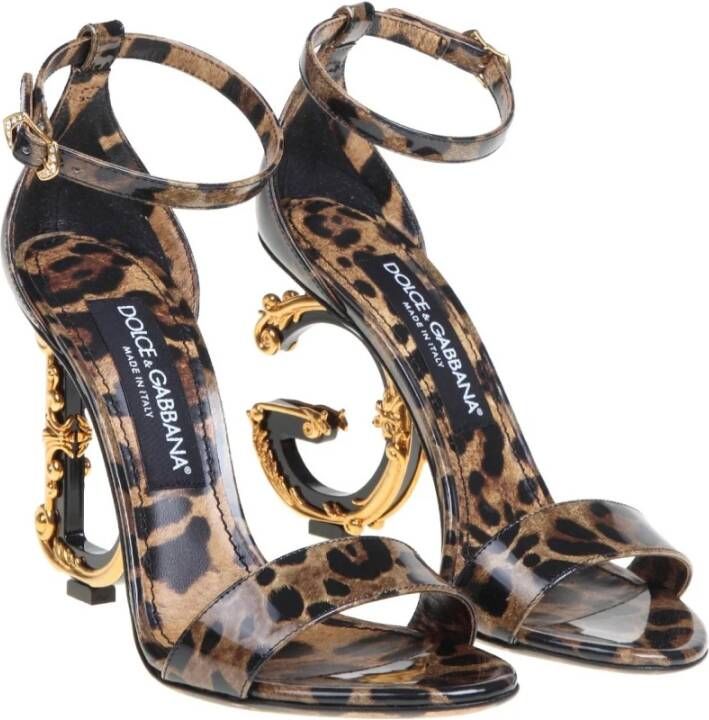 Dolce & Gabbana Leo Aw23 Hoge hak sandalen Multicolor Dames