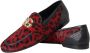 Dolce & Gabbana Leopard Loafers Rood Zwart Formele Heren Schoenen Red Heren - Thumbnail 7