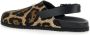 Dolce & Gabbana Leopard Motief Bruine Sandalen met Logo Brown Heren - Thumbnail 3