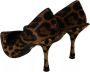 Dolce & Gabbana Luipaardprint Hakken Pumps Bruin Brown Dames - Thumbnail 6