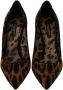 Dolce & Gabbana Luipaardprint Hakken Pumps Bruin Brown Dames - Thumbnail 9