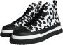 Dolce & Gabbana Leopard Print High Top Sneakers Black Heren - Thumbnail 3