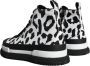 Dolce & Gabbana Leopard Print High Top Sneakers Black Heren - Thumbnail 4