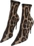 Dolce & Gabbana Luipaardprint Lollo Pumps met Sok Brown Dames - Thumbnail 11