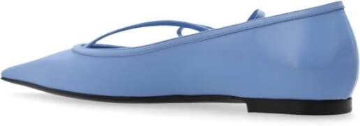 Dolce & Gabbana Leren balletflats Blue Dames