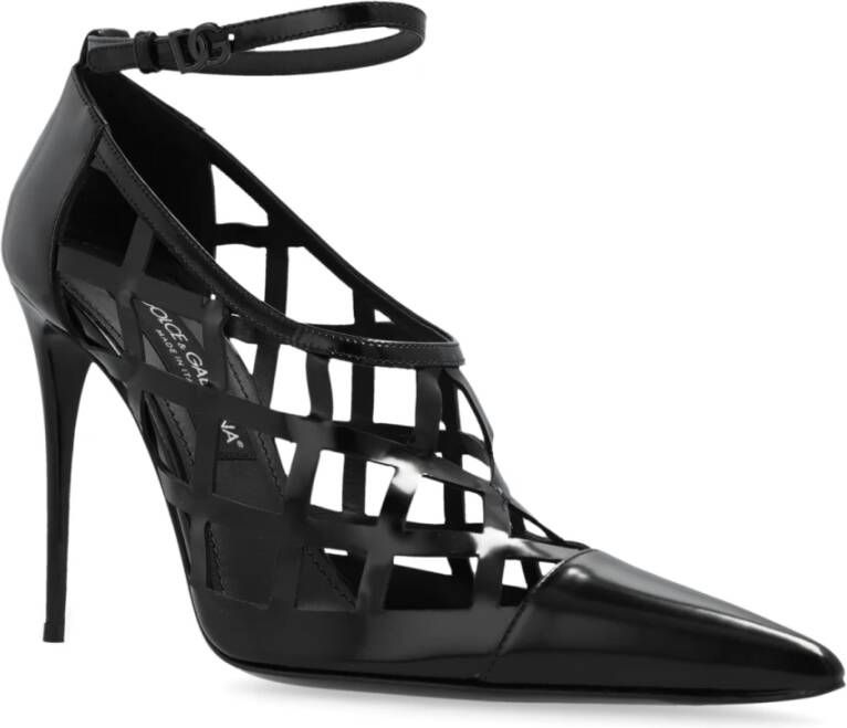 Dolce & Gabbana Leren hakken schoenen Black Dames